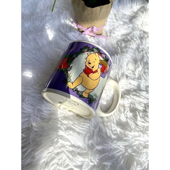 Vintage Disney Winnie the Pooh Christmas Mug by applause - Picture 2 of 4